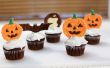 Toppers Cupcake chocolat citrouille Halloween