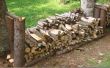 Rack bois rustique