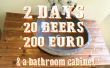 2 jours, 20 bières, 200 euro & une salle de bain armoire - une manquer histoire