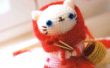 Crochet blanc chaton Doll: « Mao Mao »