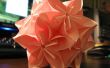 Boule de fleurs origami