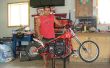 Wal-Mart vélo converti en une minimoto chopper