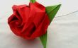 Plier une Origami Rose