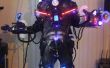 Costume d’Halloween de Cyborg cybernétique machine robotisée espèces exotiques Laser fumeur LED ! LEGIT
