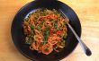 Spaghetti Marinara avec pois & câpres - Vegan & sans Gluten