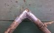 Joints de bambou : duct tape et fil