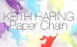 Keith Haring papier chaîne