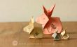Origami lapin
