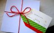 Recycler les cartes de Noël en Etiquettes cadeaux ! 