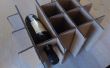 Division de la bouteille en carton pour casier à vin