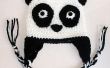 Panda Bear Earflap Hat