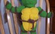 Teenage Mutant Ninja Turtle crochet poupée marionnette