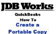 Processus de copie de QuickBooks Portable