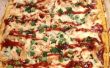Pizza au poulet BBQ chou-fleur croûte
