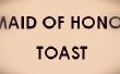 Guide de demoiselle d’honneur : écrire un Toast