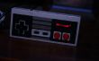 Manette NES avec leds d’éclairage vers le haut le logo