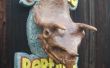 Signe de crâne tricératops 3D
