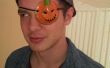 En cuir Halloween citrouille Eyepatch