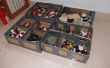 Carton et ductape lego boîte de rangement - Caja para almacenar lego de Carton y precinto