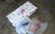 Tissu Style boîte plastique porte-sac