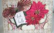 Comment faire un Noël découper carte Poinsettia