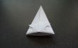 Origami grand samouraï qu’ou chapeau