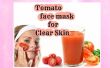 Masque de tomate pour peau claire
