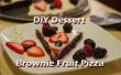 Pizza de fruits Dessert DIY "brownie"