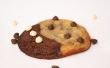 La moitié & moitié Chocolate Chip Cookies "brownie" (mouchetées)