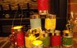 Bidons de seaux/lanternes/cadeaux de Noël (recycler)