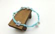 Métiers d’art de Saint-Valentin - handcraft bracelet tressé en argent sterling & cheville