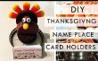 BRICOLAGE : Thanksgiving nom Place porte-cartes