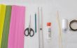 Artisanat en papier facile DIY : Comment faire un Bouquet de fleurs joli papier crépon