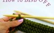 How to Bind Off - tricot Tuttorial