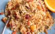 Quinoa aux amandes grillées, canneberges et abricots