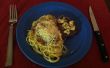 Bifteck Gorgonzola, Spaghetti viande Sauce faite à partir de zéro