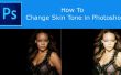 Comment modifier la tonicité de la peau dans photoshop