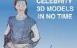 Célébrité des modèles 3D dans le temps sans