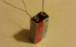 Câblage de batterie de 9 volts pour tester un ventilateur du condenseur