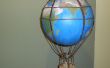 Ballon à Air chaud steampunk dans un Globe