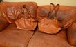 Un sac à main souple en cuir souple d’un vieux sofa ! 