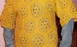 Crochet blouse et une unités hexagonales