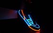 Electro-Luminescent chaussures