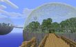 Comment faire un dôme de verre sur Minecraft