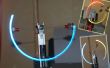 Tournant LED throwies pilotée par un Stirlingengine (eVoltis Stirlingmachine)