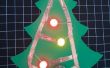 Papier de LED vacances arbre