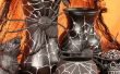 Halloween Spider Web Vases