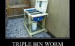 Triple Bin ver composteur - Vermicompost