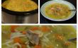 Simple rôti de soupe de nouilles de poulet dans la mijoteuse