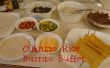 Coriandre, Burrito riz Buffet : Bricolage Chipotle